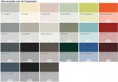 Tangara kleuren voor huispanelen